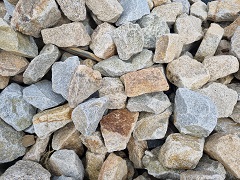 pierres granit gris jaune ocre 150-200